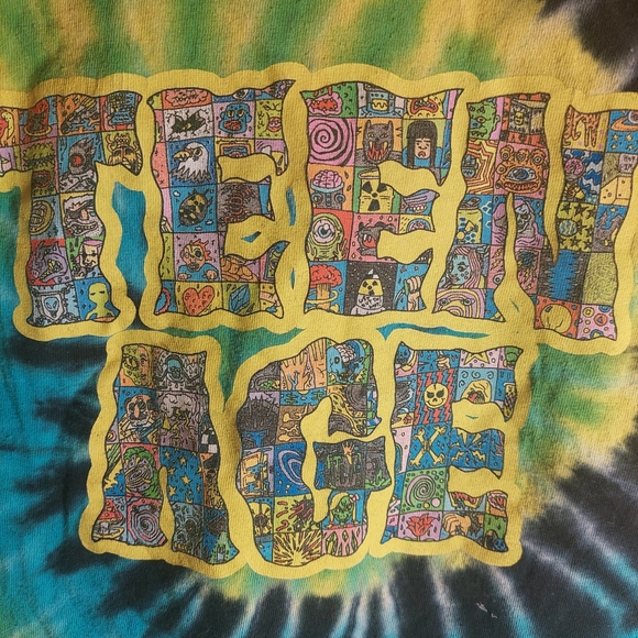 Rare tie dye tee from the brand TEENAGE - Picture 3 of 4